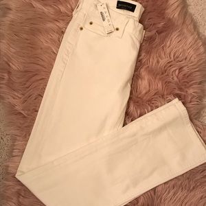 JCREW MATCHSTICK WHITE JEANS SIZE 28 REGULAR NWT